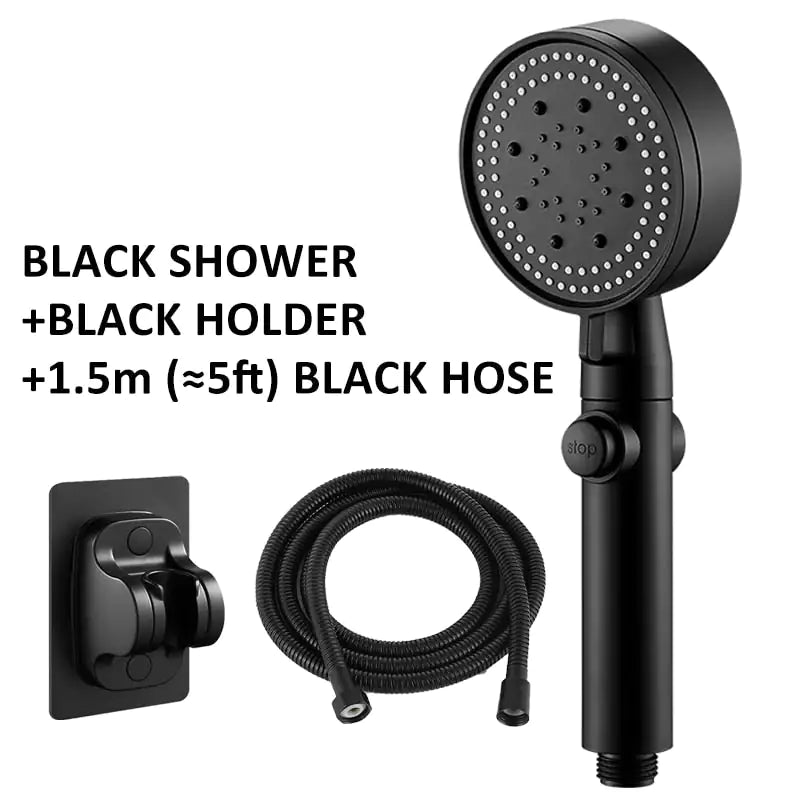 Adjustable Pressurized Shower Head
